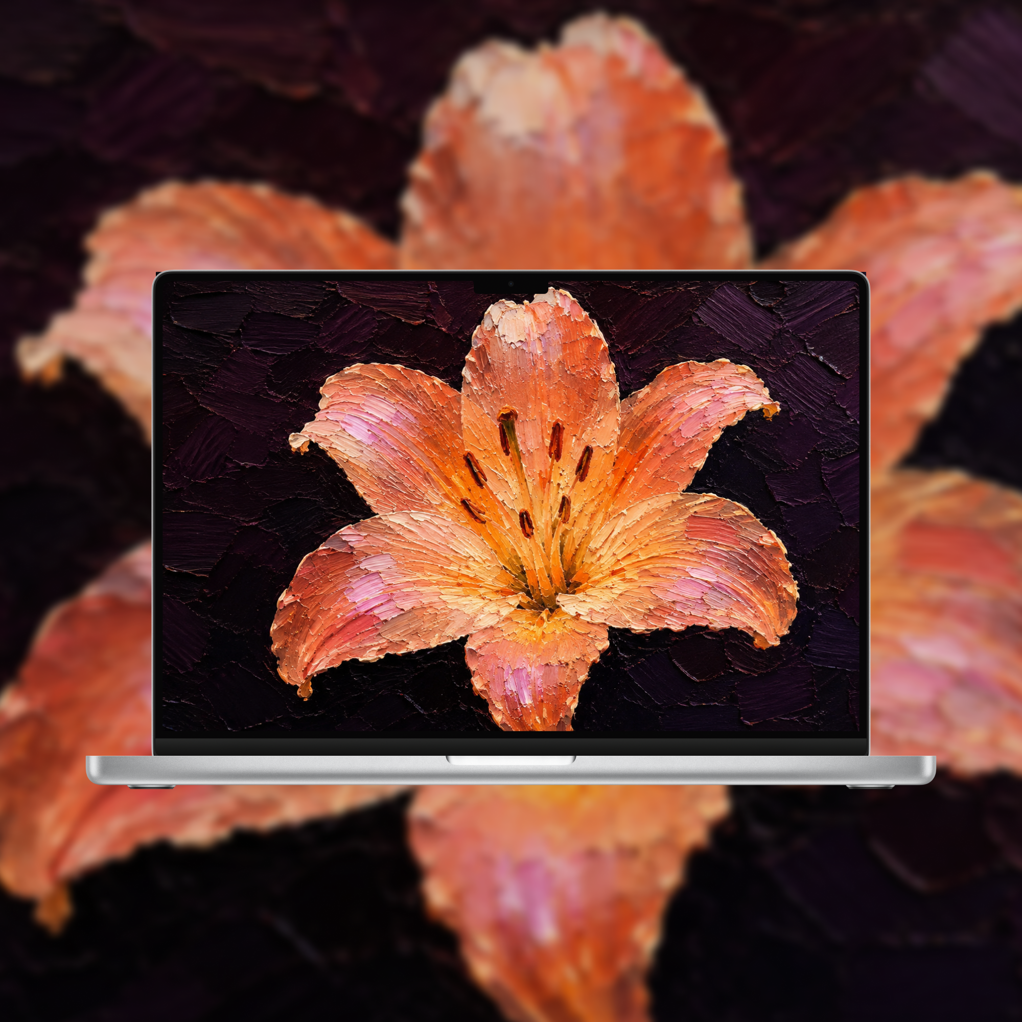 Tropic Bloom — 4K Tropical Impasto Wallpapers