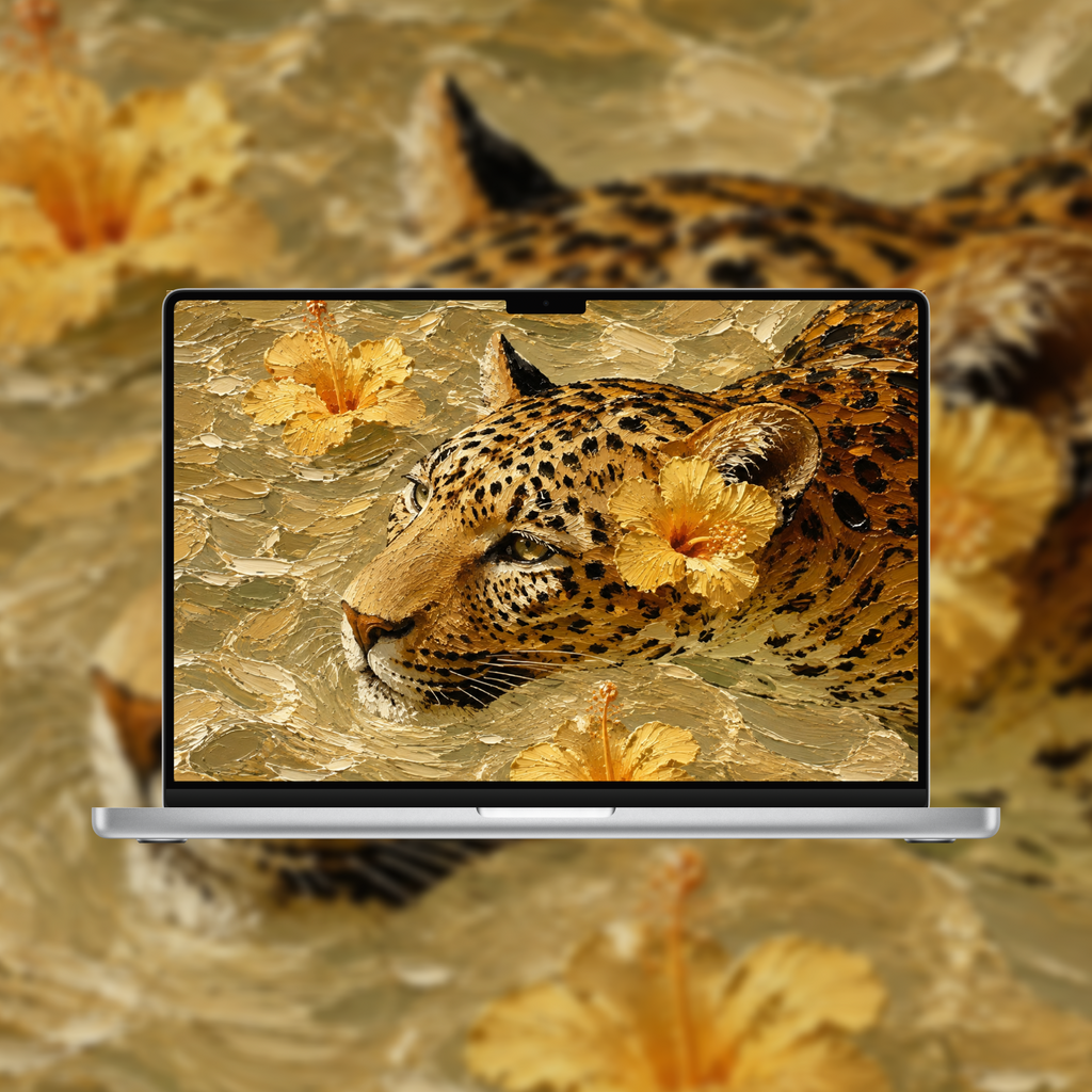 Botanical Dreams — 4K Botanical & Wildlife Impasto Wallpapers