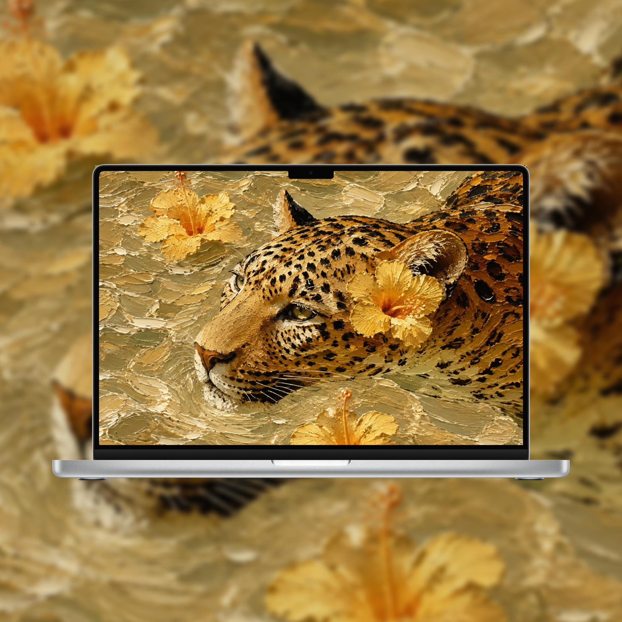 Botanical Dreams — 4K Botanical & Wildlife Impasto Wallpapers