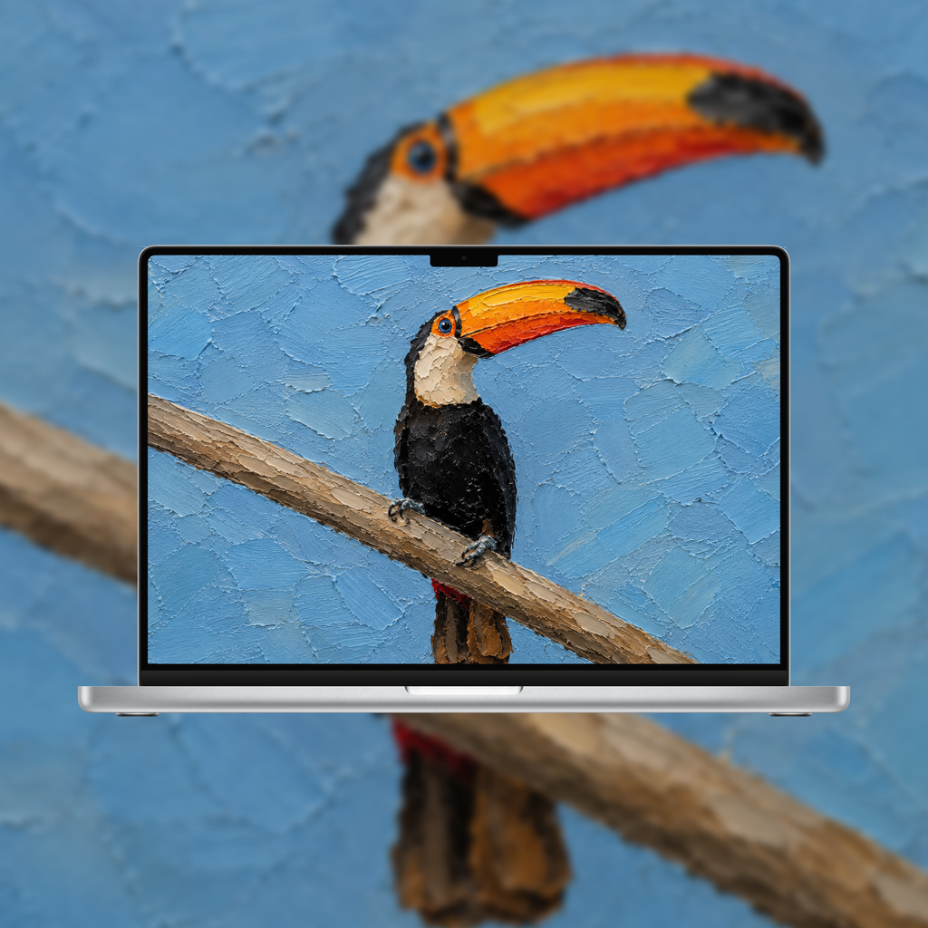 Tropic Bloom — 4K Tropical Impasto Wallpapers