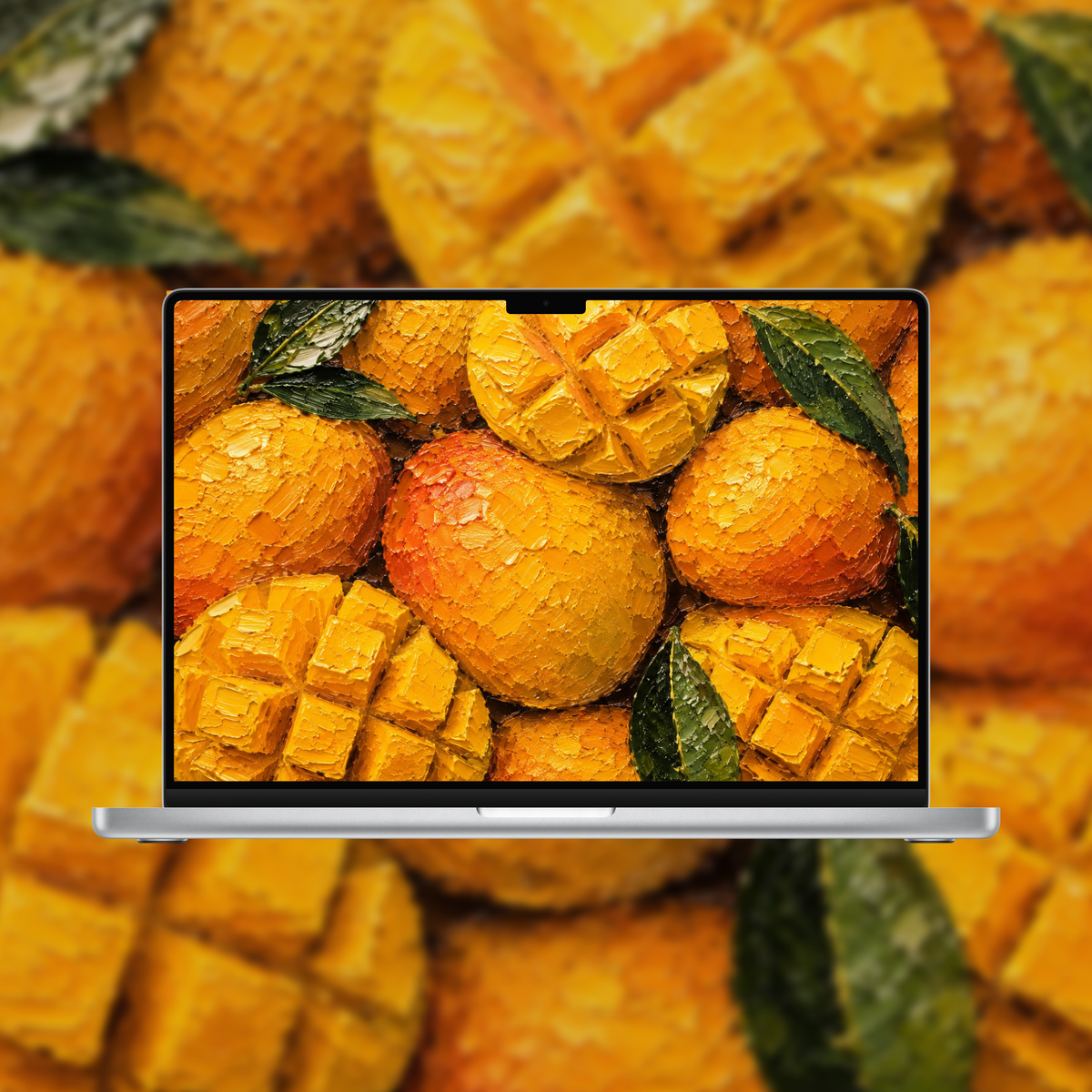 Tropic Bloom — 4K Tropical Impasto Wallpapers