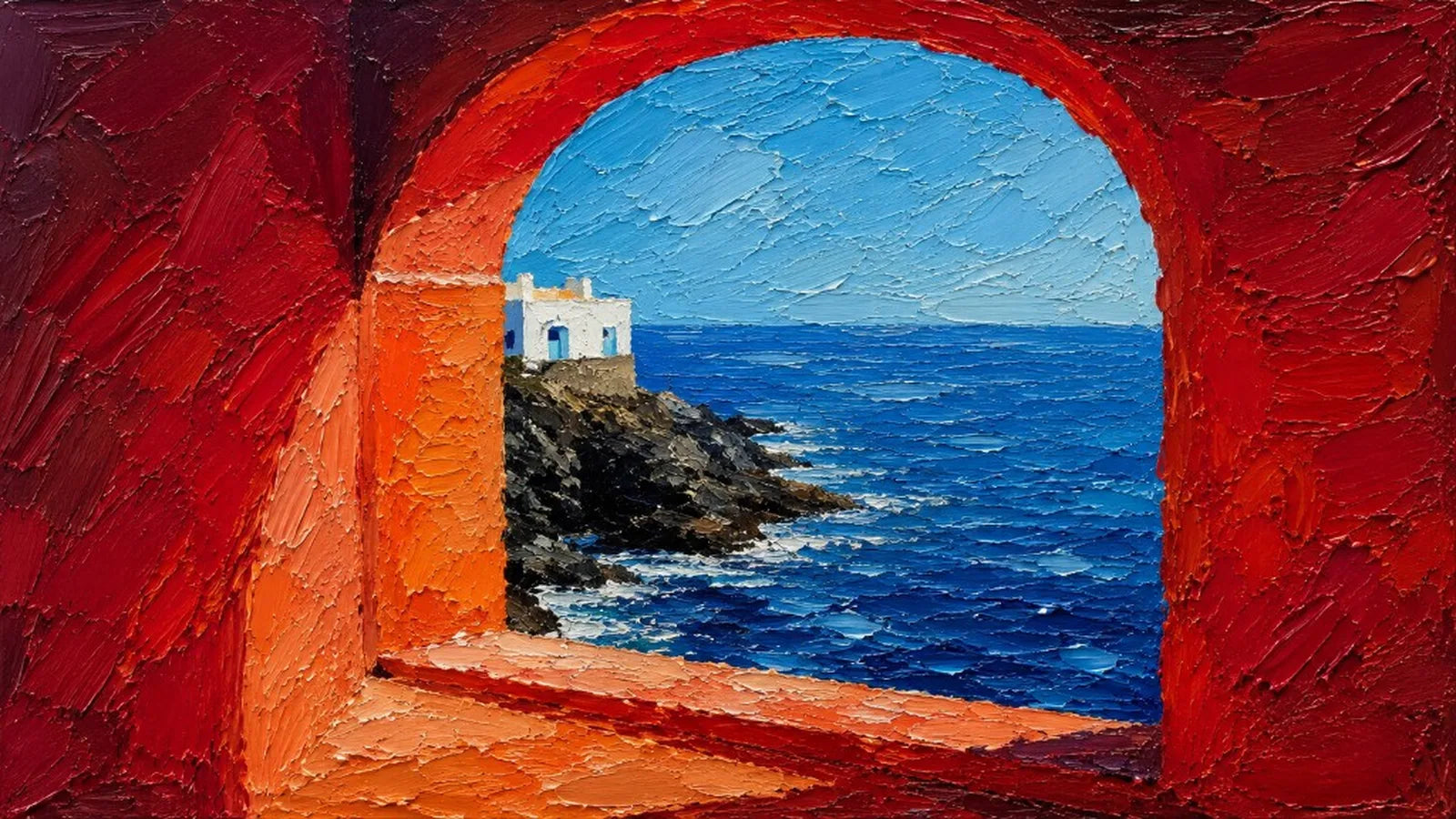 Impasto wallpaper preview